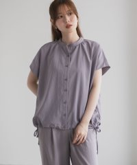 HusHusH/ハッシュアッシュ HusHusH バンドカラーブラウス/508244357
