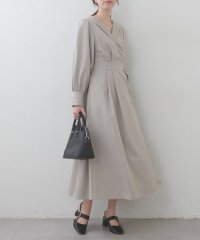 NICE CLAUP/OLIVE des OLIVE OUTLET/【natural couture】オープンネックレディワンピース/508244410