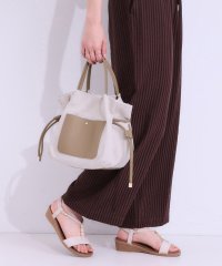 SHOO・LA・RUE/【2WAY】素材コンビトートバッグ/508244448