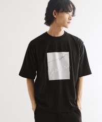 tk.TAKEO KIKUCHI/ボックス発泡ロゴTシャツ/508244480