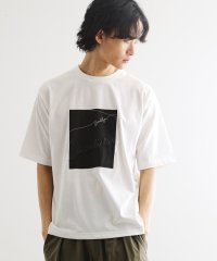 tk.TAKEO KIKUCHI/ボックス発泡ロゴTシャツ/508244480