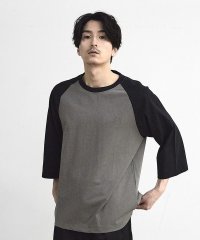 RATTLE TRAP/古着風ウォッシュ加工ラグランTシャツ/508244544