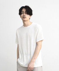 RATTLE TRAP/ストライプジャガード杢Tシャツ/508244547