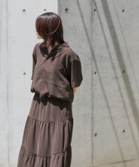 EKAL/パナマ風オープンカラーシャツ/508244637