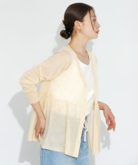 URBAN RESEARCH Sonny Label/シアーペプラムニットカーディガン/508244671