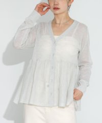 URBAN RESEARCH Sonny Label/シアーペプラムニットカーディガン/508244671