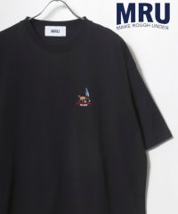 MRU/エムアールユー MRU ワンポイント 胸刺繍 半袖Tシャツ アニマル 猫 犬 刺繍 トップス メンズ レディース/508244824