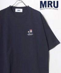 MRU/エムアールユー MRU ワンポイント 胸刺繍 半袖Tシャツ アニマル 猫 犬 刺繍 トップス メンズ レディース/508244824