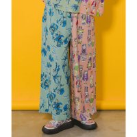 ScoLar/スカラー ScoLar 花×おしゃれネコ バイカラー切替パンツ/508244826