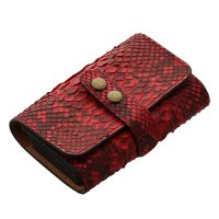 sankyoshokai/サンキョウショウカイ 三京商会 ダイヤモンドパイソンレザーカードケース/508244917