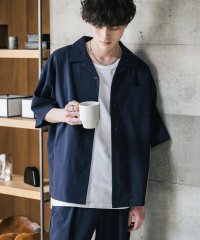 Rocky Monroe/ロッキーモンロー Rocky Monroe セットアップ 接触冷感 メンズ 開襟シャツ 半袖 オープンカラー イージーパンツ スラックス ワイド オーバーサイズ/508244926
