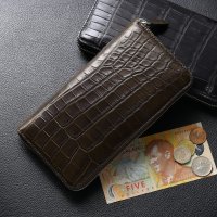 sankyoshokai/サンキョウショウカイ 三京商会 クロコダイルレザー 長財布 マット加工/508244973