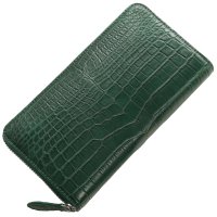 sankyoshokai/サンキョウショウカイ 三京商会 クロコダイルレザー 長財布 マット加工/508244973