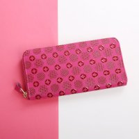 sankyoshokai/サンキョウショウカイ 三京商会 印伝レザー 長財布 日本製 ラウンドファスナー 彩世/508244980