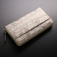 sankyoshokai/サンキョウショウカイ 三京商会 ヒマラヤクロコダイル 長財布 ラウンドファスナー/508244986