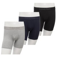 Calvin Klein/カルバン クライン Calvin Klein インナー ボクサーブリーフ 3枚セット アンダーウエア 下着 グレー ブラック メンズ CALVIN KLEIN /508245053