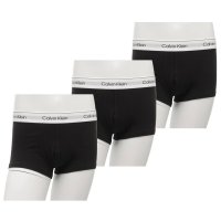 Calvin Klein/カルバン クライン Calvin Klein インナー ローライズトランクス 3枚セット アンダーウエア 下着 ブラック メンズ CALVIN KLEIN NB/508245054