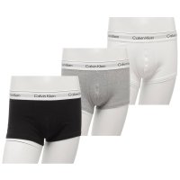 Calvin Klein/カルバン クライン Calvin Klein インナー ローライズトランクス 3枚セット アンダーウエア 下着 グレー メンズ CALVIN KLEIN NB4/508245057