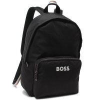 HUGOBOSS/ヒューゴボス HUGO BOSS ボス リュック バックパック アジャスタブルストラップ バックパック コントラストロゴ ブラック メンズ HUGO BOSS /508245062