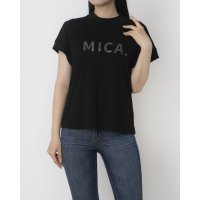 EGLANTINE/エグランティーヌ EGLANTINE MICAスパンコールロゴ半袖Tシャツ【日本製】/508245150