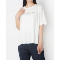 EGLANTINE/エグランティーヌ EGLANTINE ロゴプリントAライン半袖Tシャツ【日本製】/508245151