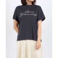 EGLANTINE/エグランティーヌ EGLANTINE ロゴ半袖Tシャツ【日本製】/508245152