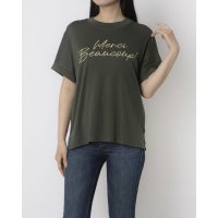EGLANTINE/エグランティーヌ EGLANTINE ロゴ半袖Tシャツ【日本製】/508245152