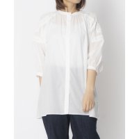 EGLANTINE/エグランティーヌ EGLANTINE コットンレースノーカラー5分袖ブラウス/508245163