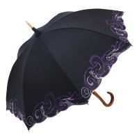 CHINOISERIE MODERN KYOTO/シノワズリーモダンキョウト シノワズリーモダン京都 シノワズリーモダンキョウト シノワズリーモダン京都 プレシオサ＆ペイズリー刺繍 かわず張り長日傘 50cm/508245191