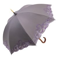 CHINOISERIE MODERN KYOTO/シノワズリーモダンキョウト シノワズリーモダン京都 シノワズリーモダンキョウト シノワズリーモダン京都 プレシオサ＆ペイズリー刺繍 かわず張り長日傘 50cm/508245191