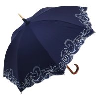 CHINOISERIE MODERN KYOTO/シノワズリーモダンキョウト シノワズリーモダン京都 シノワズリーモダンキョウト シノワズリーモダン京都 プレシオサ＆ペイズリー刺繍 かわず張り長日傘 50cm/508245191