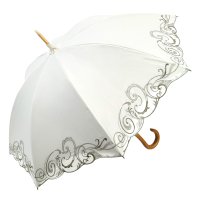 CHINOISERIE MODERN KYOTO/シノワズリーモダンキョウト シノワズリーモダン京都 シノワズリーモダンキョウト シノワズリーモダン京都 プレシオサ＆ペイズリー刺繍 かわず張り長日傘 50cm/508245191