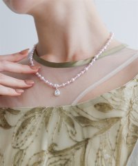 Leja/レジャ Leja パールグロービジューストーンネックレス結婚式 パーティー 成人式 二次会 同窓会 お呼ばれ オケージョン 20代 30代 40代/508245225