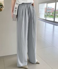LOWO/ロワ LOWO ウエストギャザーリラクシーワイドパンツ/508245233