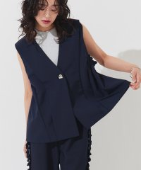 ECLAM/クラム ECLAM サイドギャザーデザインジレベスト/508245245