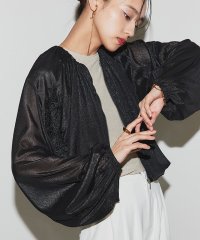 ECLAM/クラム ECLAM レース刺繍バルーンショートブルゾン/508245248