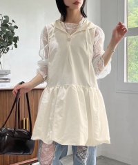 Jewelobe/ジュエローブ Jewelobe バルーンスカートショートフーディーミニワンピース/508245315