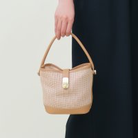 BASE/2WAY バケツ型 かごバッグ/508245341