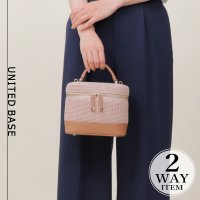 BASE/2WAY バニティ型 かご ハンド バッグ/508245342