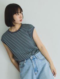 VICKY/ビッキー VICKY マルチボーダーニットベスト≪手洗い可能≫/508245452
