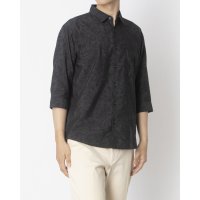 JEANS MATE/ジーンズメイト JEANS MATE BLUE STANDARD COOLMAX リネン混 7分袖 シャツ/508245471