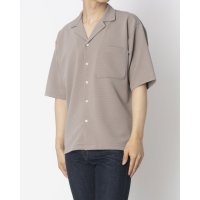 JEANS MATE/ジーンズメイト JEANS MATE BLUE STANDARD DRYリップル オープンカラー シャツ/508245473