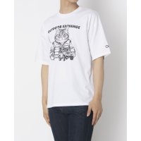 JEANS MATE/ジーンズメイト JEANS MATE OUTDOOR EXCHANGE アニマル プリント Tシャツ ネコ 猫 ねこ/508245475