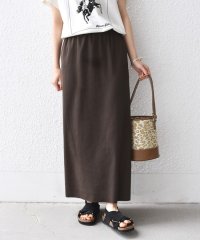 SHIPS WOMEN/〈手洗い可能〉リブ ジャージー 2WAY ストレッチ スカート/506359372