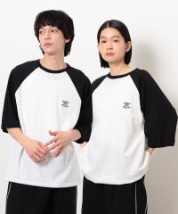 Purple & Yellow/裾スピンドルラグラン５分袖Ｔシャツ/508115494