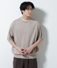 NANO universe/アイレットニット 半袖/508152611