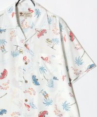 LAZAR/ラザル Lazar レーヨンオープンカラー アロハシャツ 総柄シャツ レディース メンズ 解禁シャツ/508165451