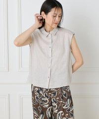 INED/イネド INED リネンフレンチスリーブシャツブラウス/508206541
