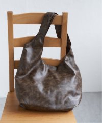 VENCE　EXCHANGE/ヴィンテージ合皮ラウンドトートバッグ/508209077
