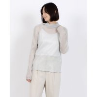 STYLEBLOCK/スタイルブロック STYLEBLOCK ラメプリーツシアータートルトップス/508235040